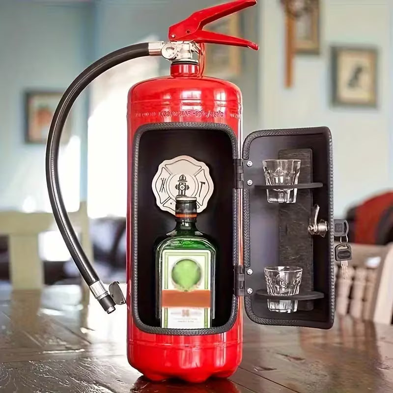 Fire Extinguisher Shape Metal Bottle Storage