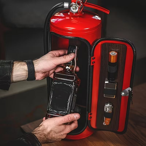 Fire Extinguisher Shape Metal Bottle Storage