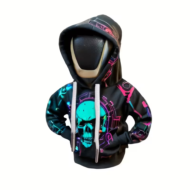 Gothic Skull Hooded Gear Shift Cover