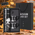 Marvel Groot Triple Lid Stainless Steel Insulated Thermos Flask