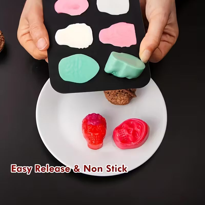 Halloween Skull Ice Cube Silicone Tray