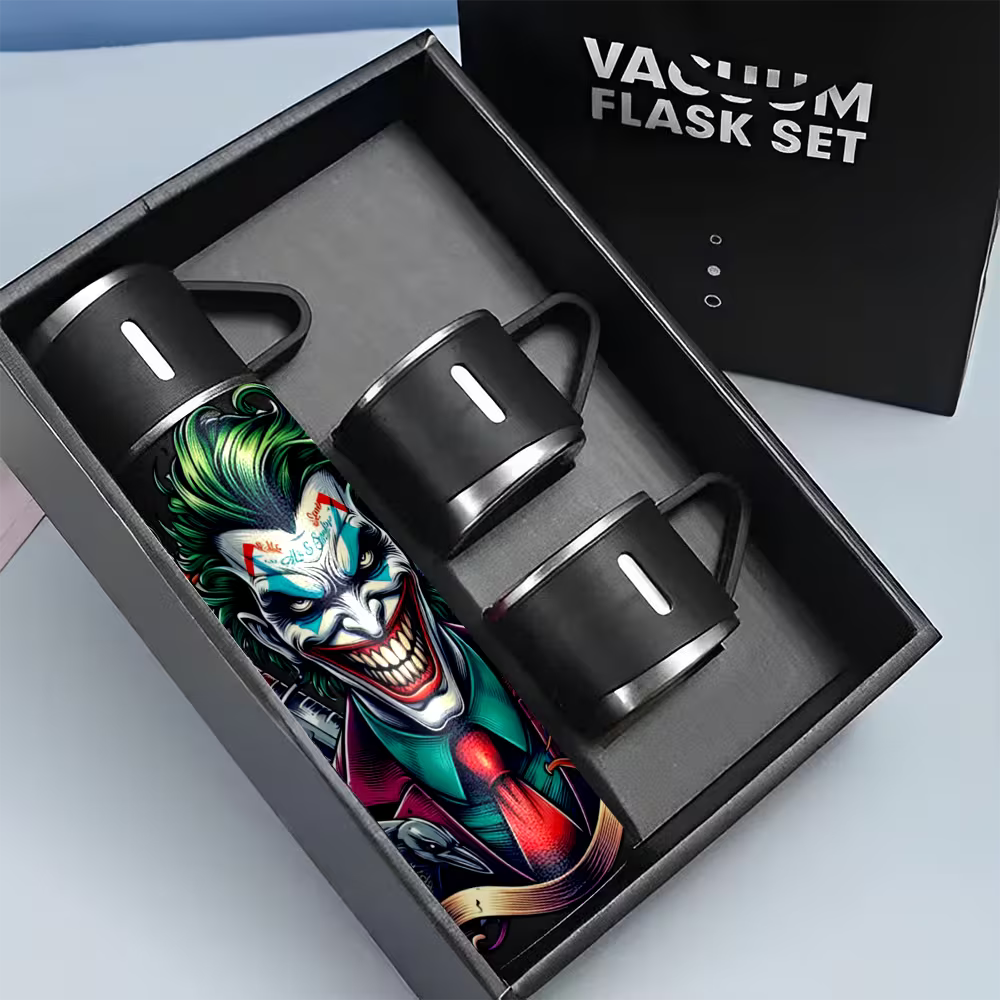 Joker Stainless Steel Vacuum Flask Set 500ml