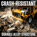 Remote-Controlled Metal Dump Truck (1:64 Scale)