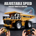 Remote-Controlled Metal Dump Truck (1:64 Scale)
