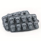 Skull Silicone Ice Cube Chocolate Mold