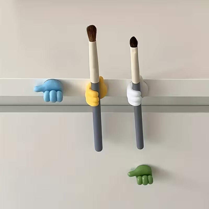 Thumb-Shaped Desktop Cable Management Clips 5 Pcs