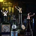 Zinc Deer Head Wine Pourer