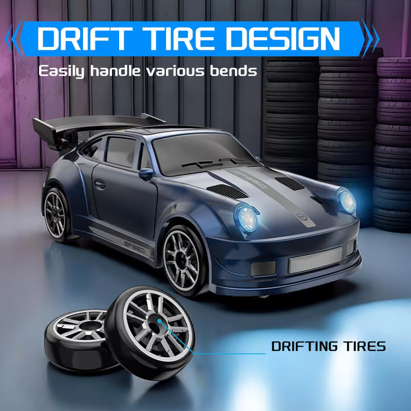 4WD Desktop Drift RC Car 1:64 Scale